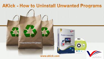 AKick - Best Advanced Program Uninstaller Free Download