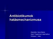 Antibiotikumok hat