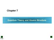 Quantum Theory and Atomic Structure
