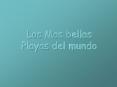Las Mas bellas PowerPoint PPT Presentation