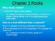 Chapter 3 Rocks