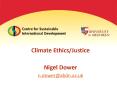 Climate Ethics/Justice PowerPoint PPT Presentation