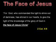 The Face of Jesus