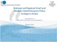 National and Regional Small and Medium-Sized Enterprise Policy Linkage in Serbia PowerPoint PPT Presentation