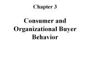 Consumer and Organizational Buyer Behavior