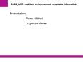 DSCG_UE5 : audit en environnement comptable informatis PowerPoint PPT Presentation