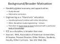 Background/Broader Motivation PowerPoint PPT Presentation
