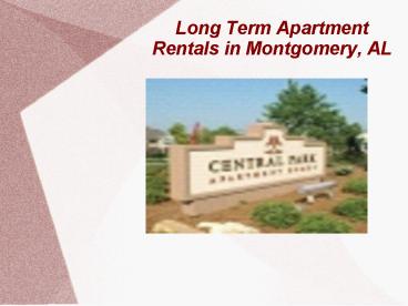 Montgomery Apartments
