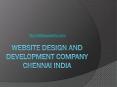 Website Design and Development Company Chennai India PowerPoint PPT Presentation