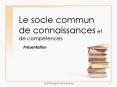Le socle commun de connaissances et de comp PowerPoint PPT Presentation