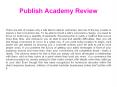Publish Academy System Review PowerPoint PPT Presentation