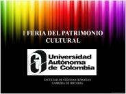 I FERIA DEL PATRIMONIO CULTURAL