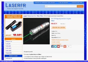 laser vert 300mw