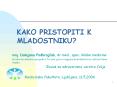KAKO PRISTOPITI K MLADOSTNIKU? PowerPoint PPT Presentation