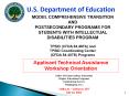 MODEL COMPREHENSIVE TRANSITION AND POSTSECONDARY PROGRAMS FOR STUDENTS WITH INTELLECTUAL DISABILITIES PROGRAM  TPSID (CFDA 84.407A) and TPSID Coordinating Center (CFDA 84.407B) Programs PowerPoint PPT Presentation