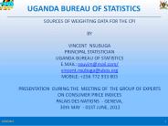 UGANDA BUREAU OF STATISTICS
