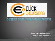 Desert Trip from Marrakech