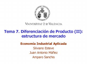 Tema 7. Diferenciaci