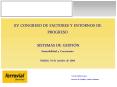 XV CONGRESO DE FACTORES Y ENTORNOS DE PROGRESO  SISTEMAS DE GESTI PowerPoint PPT Presentation