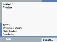 Lesson 5 Clusters