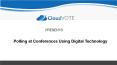 Polling at Conferences Using Digital Technology PowerPoint PPT Presentation