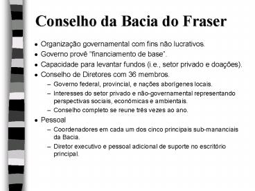 Conselho da Bacia do Fraser