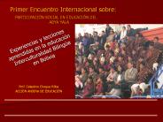 Experiencias y lecciones