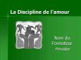 La Discipline de l PowerPoint PPT Presentation