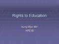 Rights to Education PowerPoint PPT Presentation