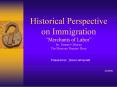 Historical Perspective on Immigration  PowerPoint PPT Presentation