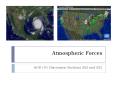 Atmospheric Forces PowerPoint PPT Presentation
