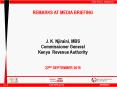 REMARKS AT MEDIA BRIEFING    J. K. Njiraini, MBS Commissioner General Kenya Revenue Authority  22ND SEPTEMBER 2015 PowerPoint PPT Presentation