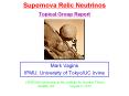 Supernova Relic Neutrinos Topical Group Report PowerPoint PPT Presentation