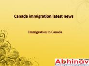 Canada immigration latest news