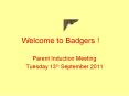 Welcome to Badgers ! PowerPoint PPT Presentation