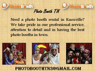 Best Photo Booth in Knoxville