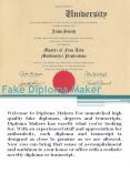Fake Diploma PowerPoint PPT Presentation