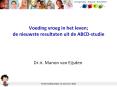 Voeding vroeg in het leven; de nieuwste resultaten uit de ABCD-studie PowerPoint PPT Presentation