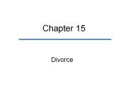 Divorce