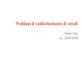 Problemi di soddisfacimento di vincoli PowerPoint PPT Presentation