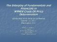 The Interplay of Fundamentals and Financials in NYMEX Crude Oil Price Determination  USAEE/IAEE North America Conference October 12, 2011 Washington, D.C. William H. Brown III President WHB Energy Research LLC David Knapp Energy Intelligence Group