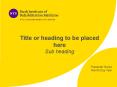 Title or heading to be placed here Sub heading PowerPoint PPT Presentation
