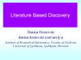 Literature Based Discovery PowerPoint PPT Presentation