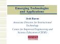 Emerging Technologies and Applications PowerPoint PPT Presentation