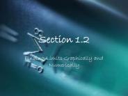 Finding Limits Graphically and Numerically