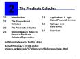 The Predicate Calculus PowerPoint PPT Presentation