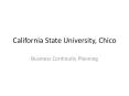 California State University, Chico PowerPoint PPT Presentation
