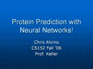Protein Prediction with Neural Networks!