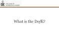 What is the DofE? PowerPoint PPT Presentation