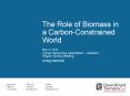 The Role of Biomass in a Carbon-Constrained World PowerPoint PPT Presentation